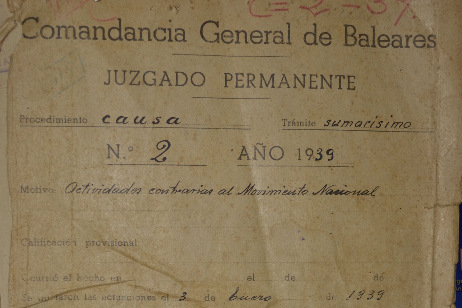 Transferència de la col·lecció documental de l'Associació Memòria de Mallorca 
