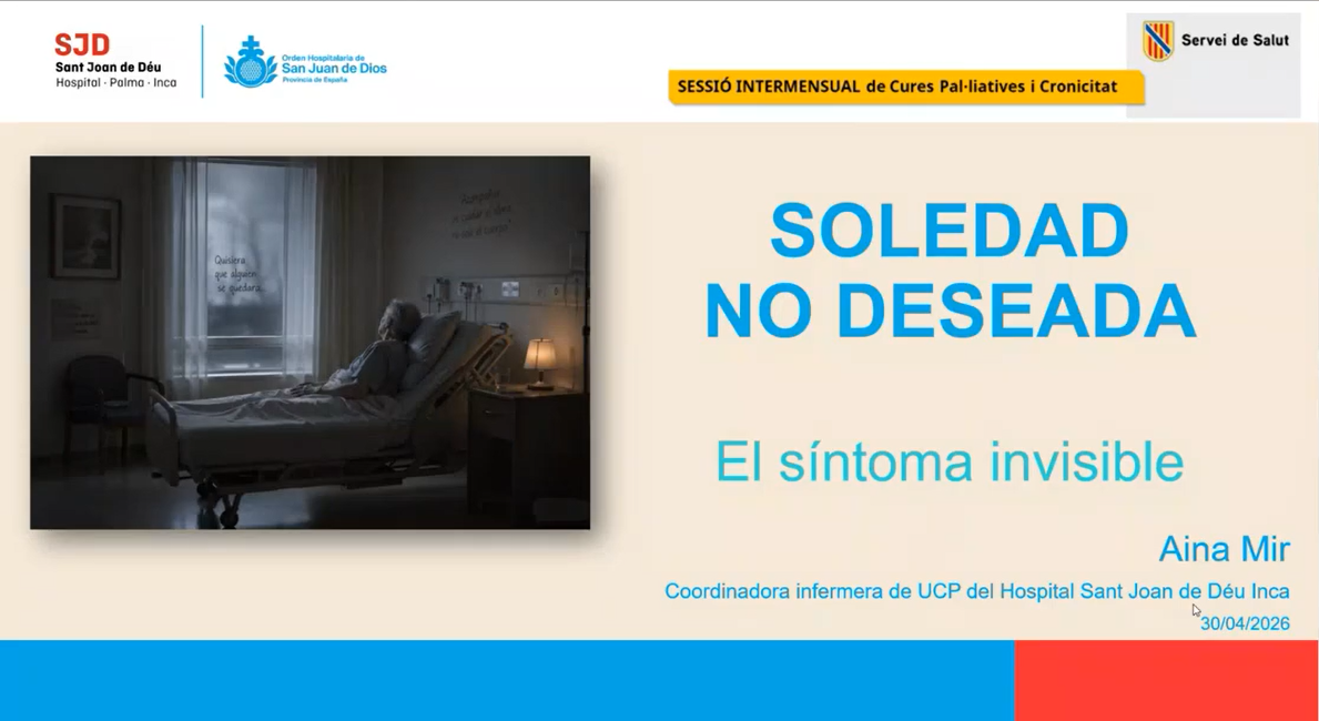 Imatge sessió Situacions al final de la vida que poden presentar conflicte ètic: com identificar-les