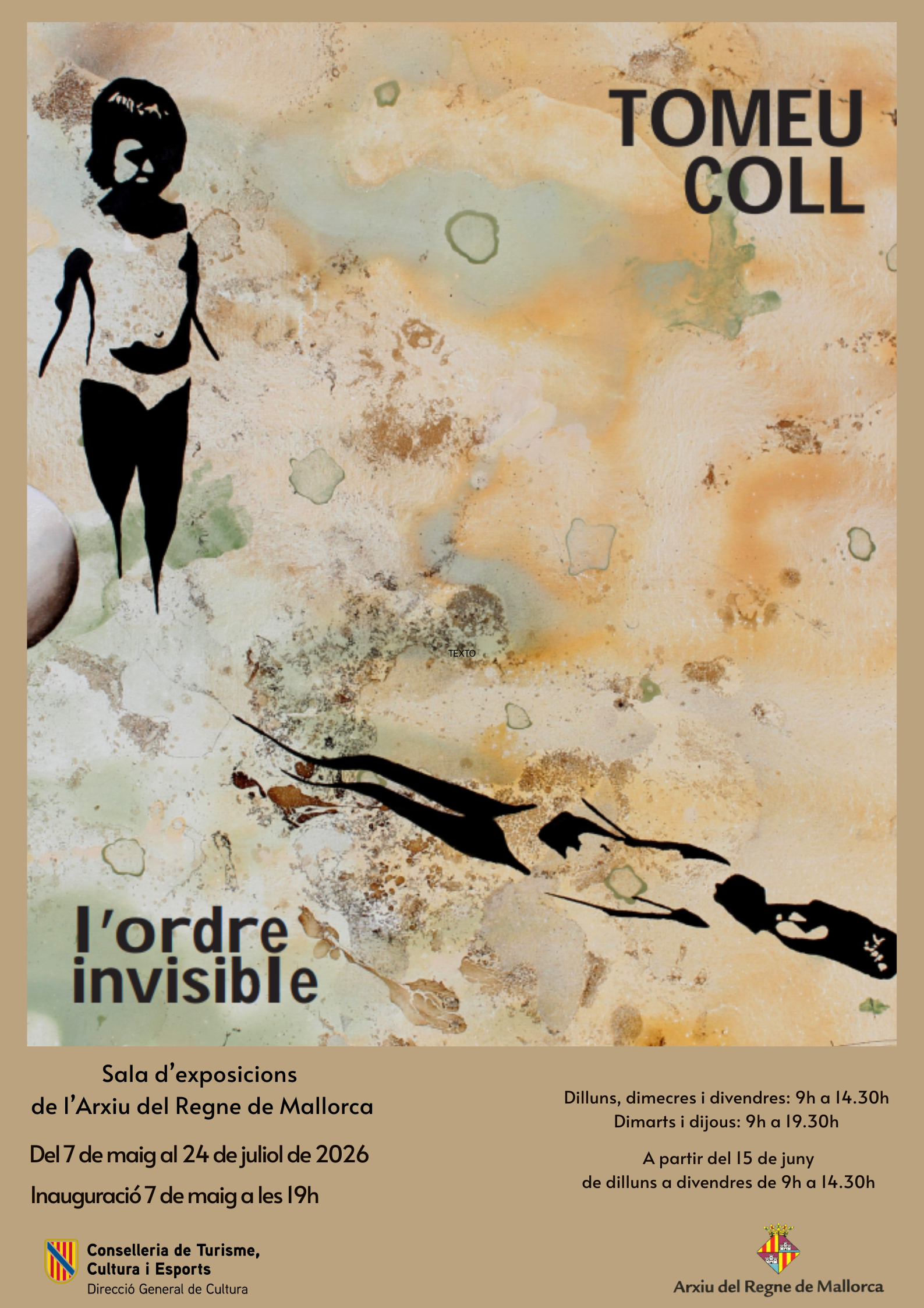 Cartell exposici&oacute; Tomeu Coll
