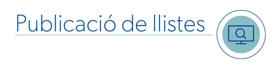 Publicaci&oacute; llistes