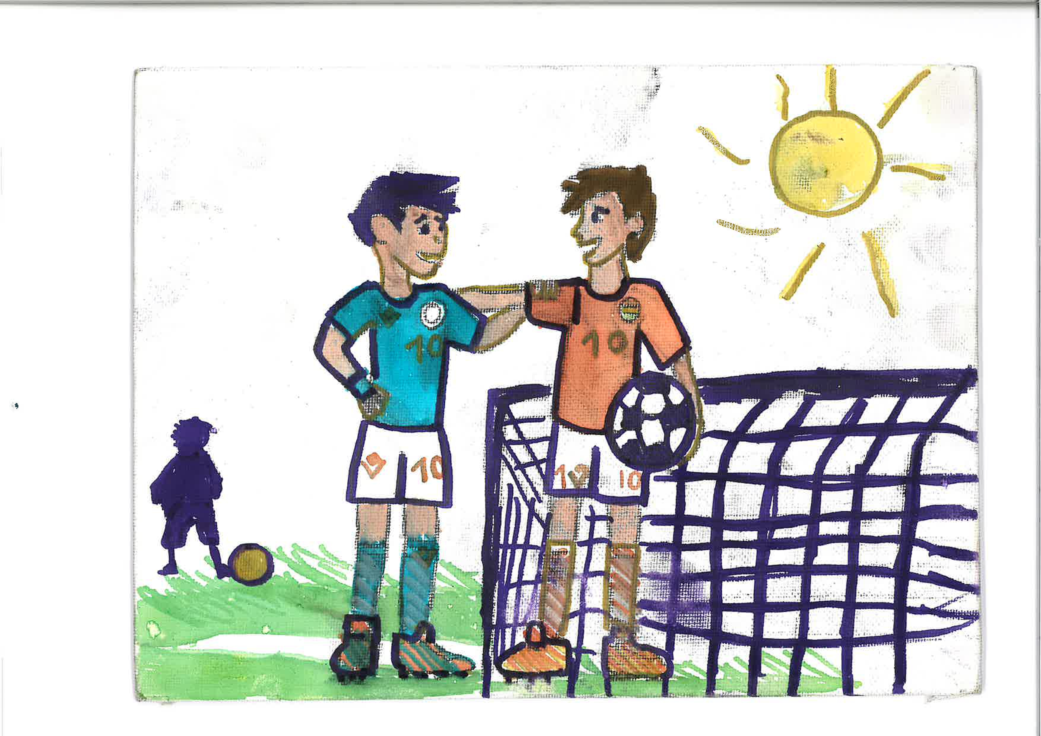 Tercero premio prebenjamin, Mario Campoy Velasco, 7 años  (C.E. CIDE)