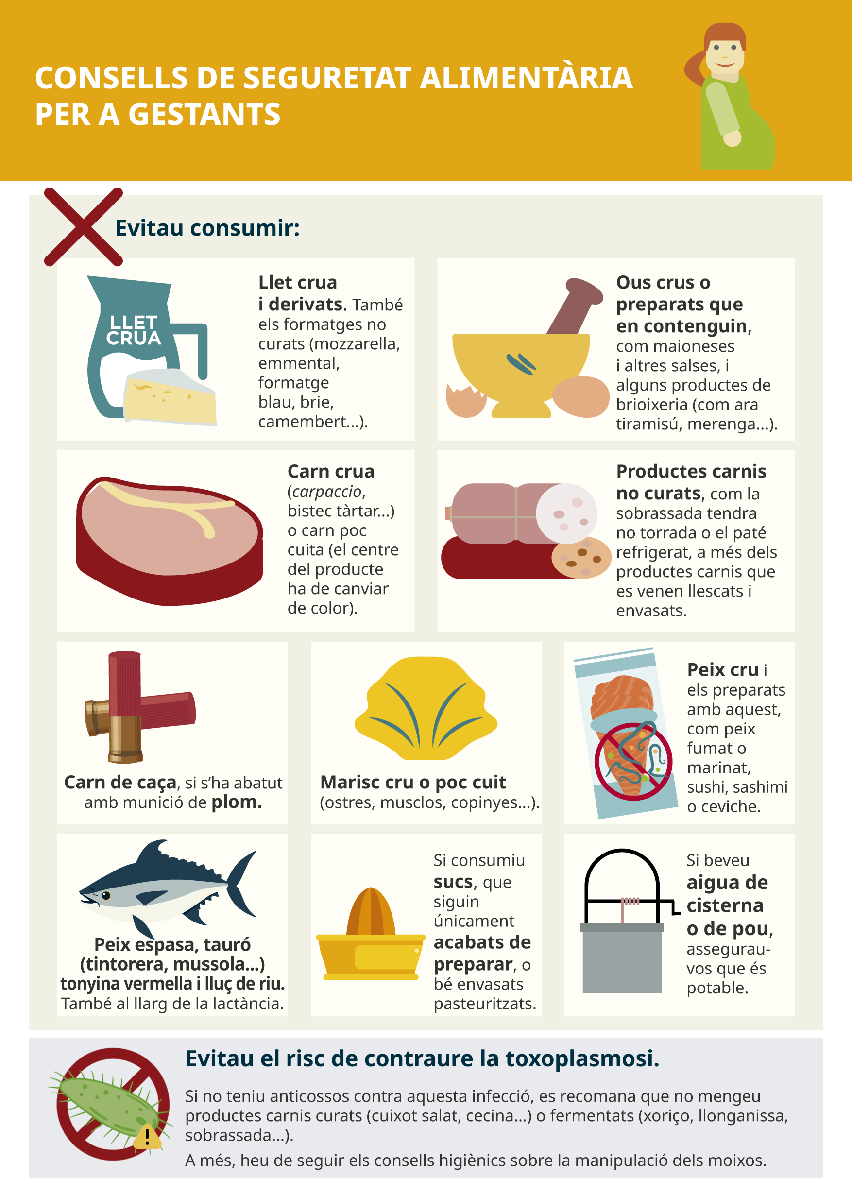 Imatge Consells de seguretat aliment&agrave;ria per a gestants