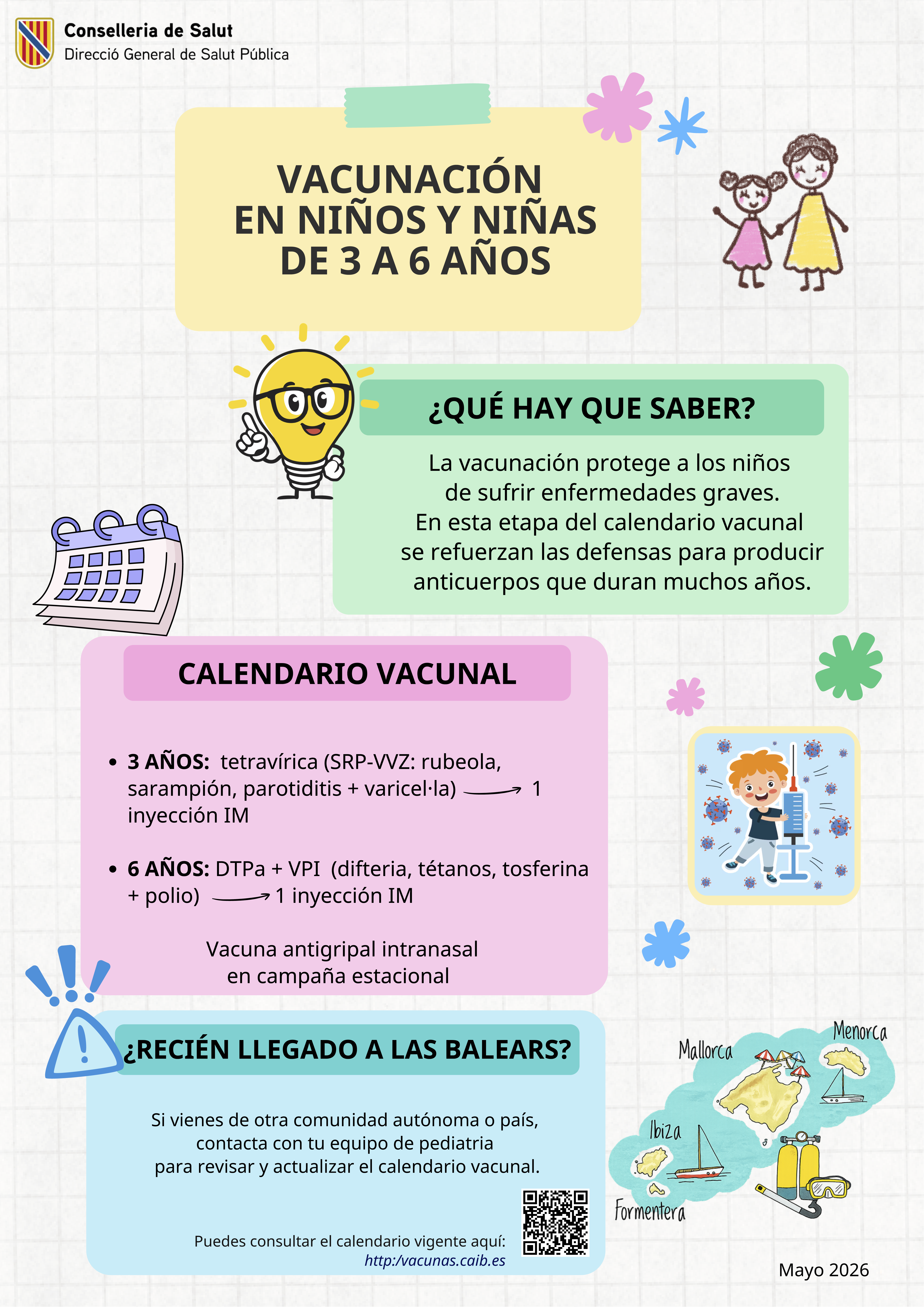 Imatge Calendari Vacunaci&oacute; en nen de 3-6 anys